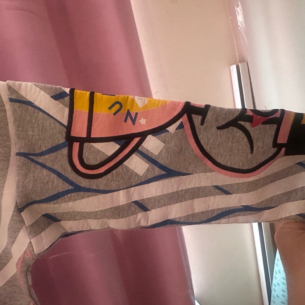 Kenzo Gray Zip-Up with Colorful Embroidery - Picture 9 of 16